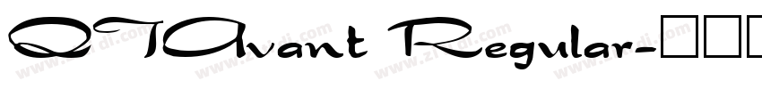 QTAvant Regular字体转换